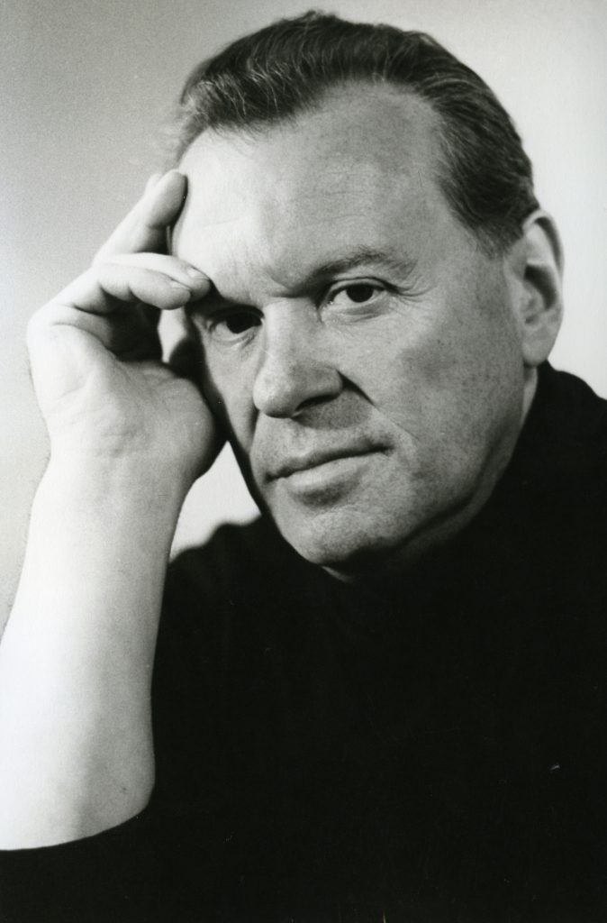 Portrait of Evgeny Svetlanov, conductor and composer