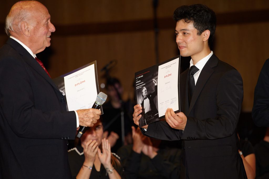 Pinchas Steinberg & Euan Schields © Svetlanov Competition 2022