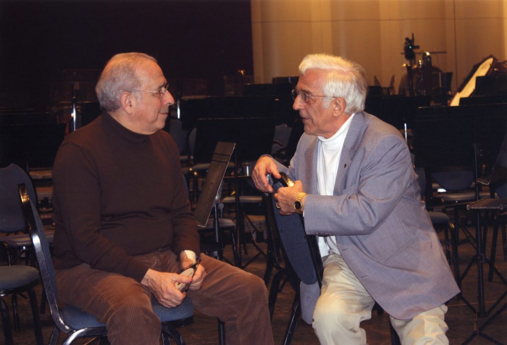 Laurence Foster-Vladimir Ashkenazy © Svetlanov Competition 2010