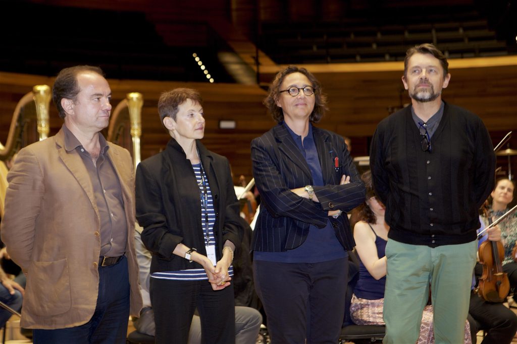 Mauro Bucarelli, Christina Rocca, Nathalie Stutzmann & Andrey Boreyko © Svetlanov Competition 2018