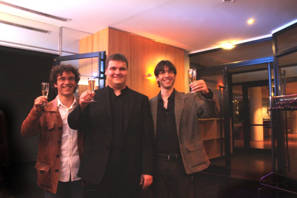 Winners Christoph Altstaedt-Andris Poga-Daniel Cohen © Svetlanov Competition 2010