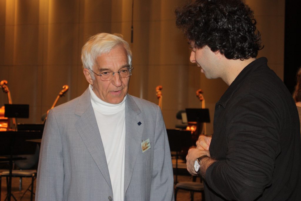 Vladimir Ashkenazy & Benjamin Levy © Svetlanov Competition 2010